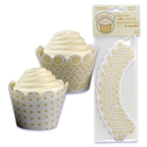 CUPCAKE WRAPS - REVERSIBLE TREAT WRAPPERS