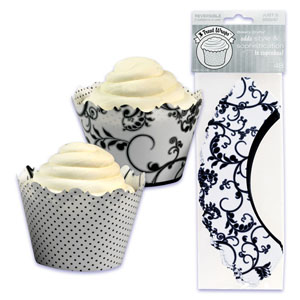 CUPCAKE WRAPS - REVERSIBLE TREAT WRAPPERS