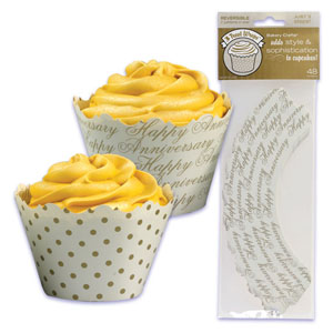 CUPCAKE WRAPS - REVERSIBLE TREAT WRAPPERS
