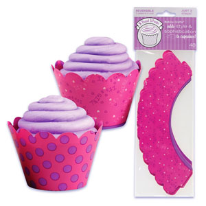 CUPCAKE WRAPS - REVERSIBLE TREAT WRAPPERS