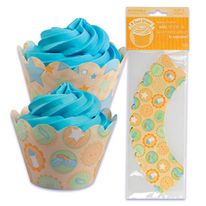 CUPCAKE WRAPS - REVERSIBLE TREAT WRAPPERS