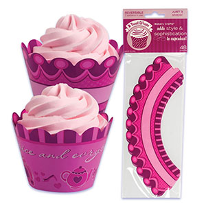 CUPCAKE WRAPS - REVERSIBLE TREAT WRAPPERS