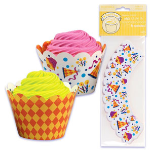 CUPCAKE WRAPS - REVERSIBLE TREAT WRAPPERS