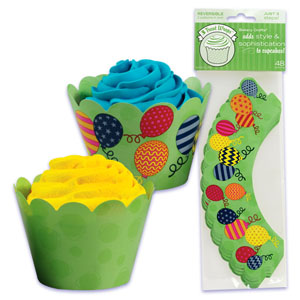 CUPCAKE WRAPS - REVERSIBLE TREAT WRAPPERS