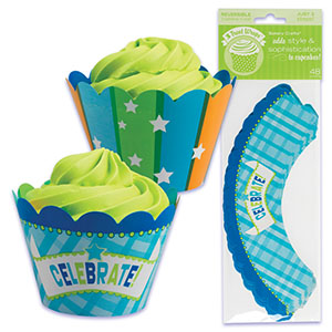 CUPCAKE WRAPS - REVERSIBLE TREAT WRAPPERS