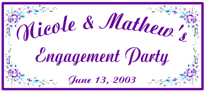 ENGAGEMENT PARTY FAVORS