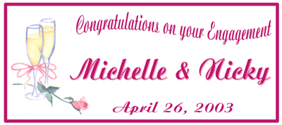 ENGAGEMENT PARTY FAVORS