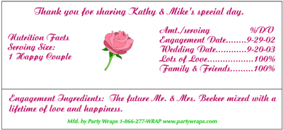 ENGAGEMENT PARTY FAVORS