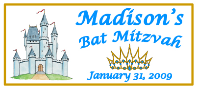 Bat Mitzvah Favors