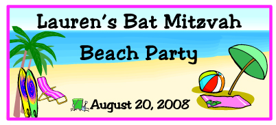 Bat Mitzvah Favors