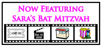 Bat Mitzvah Favors