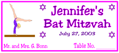 Bat Mitzvah Favors