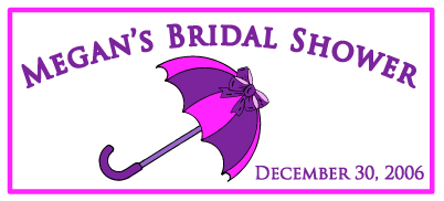 BRIDAL SHOWER FAVORS